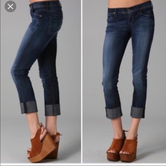 Citizens Of Humanity Denim - Citizens of Humanity Dani Cropped Straight Leg Jean | Dark Wash | Size 26